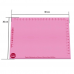 Tapete De Silicone e Fibra De Vidro  - 40x30 cm-Rosa -Prime chef 